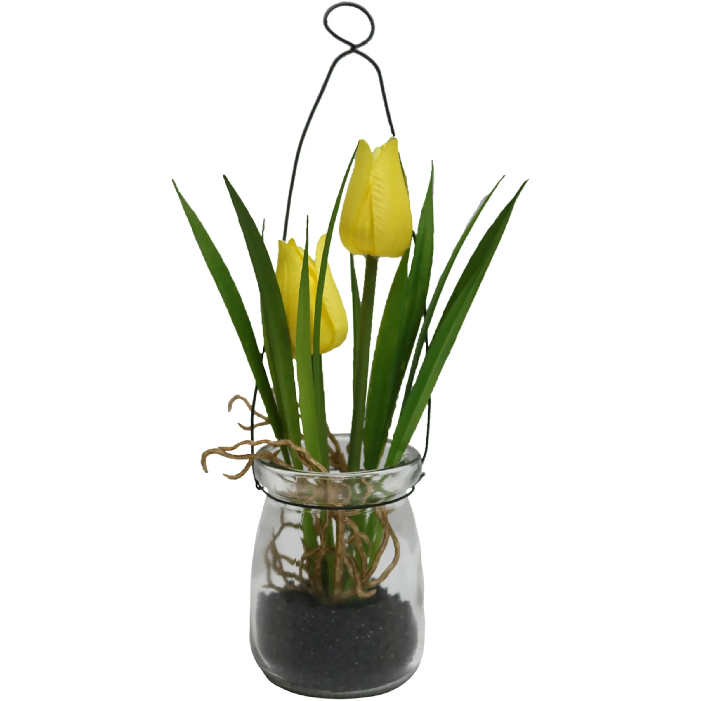Depot Kunstblume Tulpe In Glasvase> Kunstpflanzen