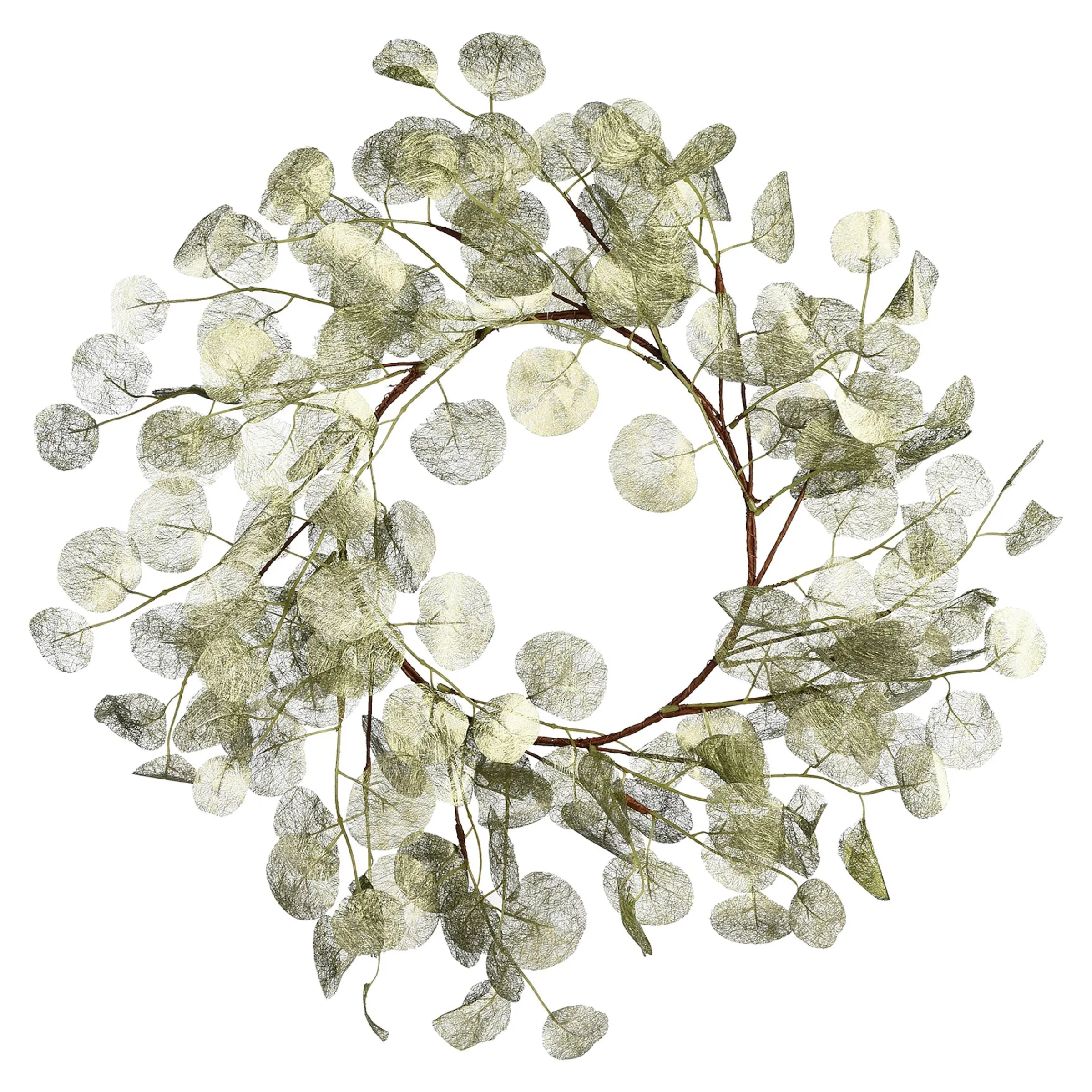 Depot Adventskranze & Zubehör^Kunstkranz Eukalyptus