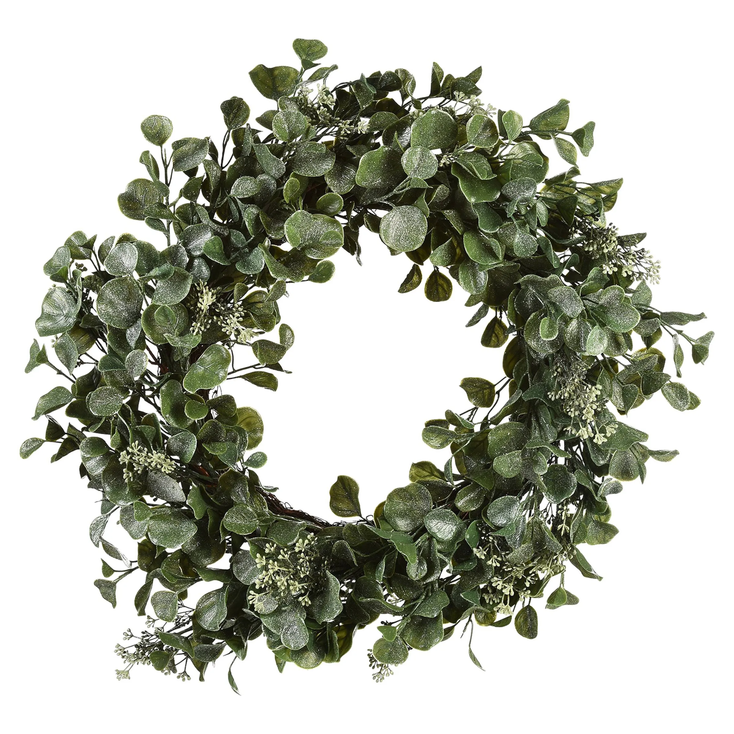 Depot Adventskranze & Zubehör^Kunstkranz Eukalyptus