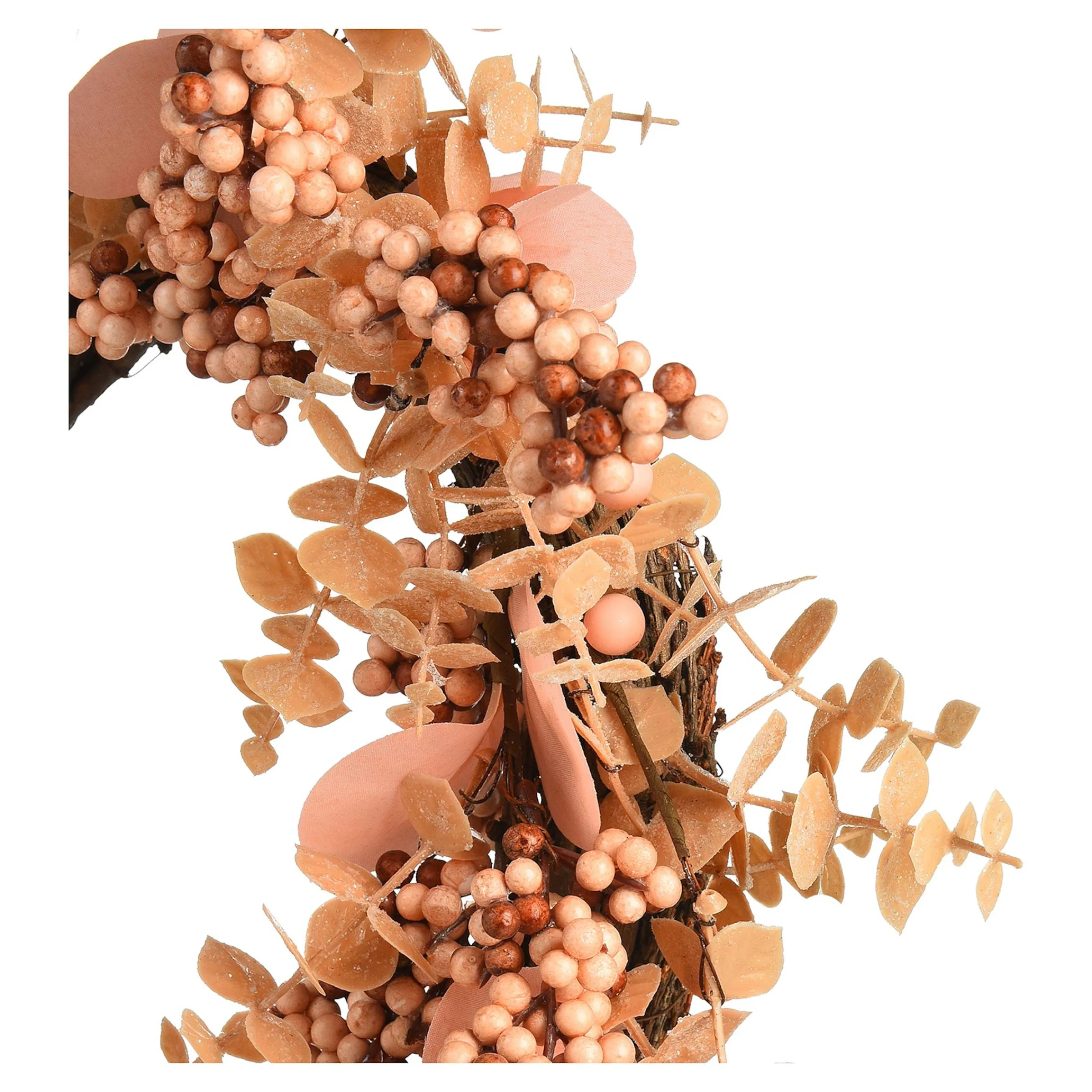 Depot Adventskranze & Zubehör^Kunstkranz Eukalyptus & Beeren