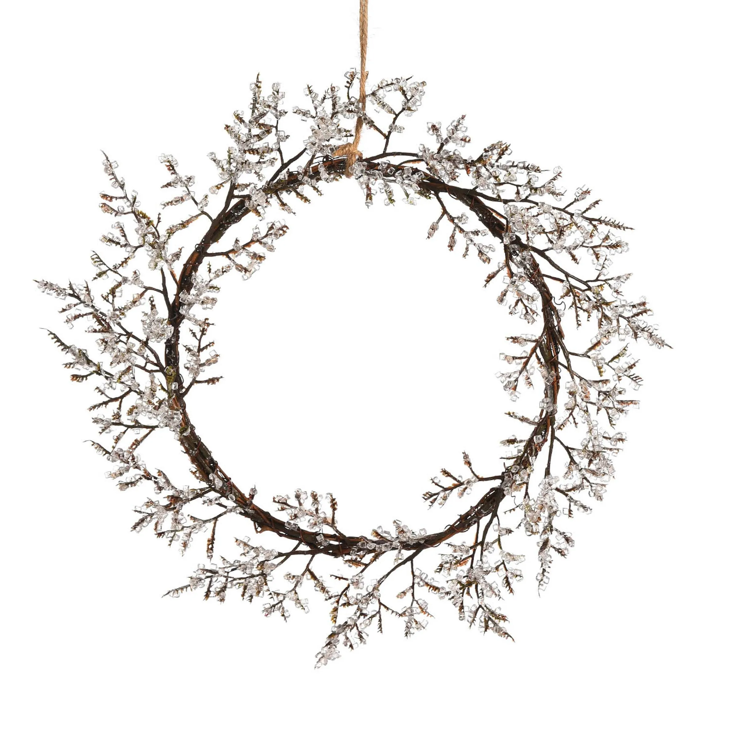 Depot Adventskranze & Zubehör^Kunstkranz Glasspearl