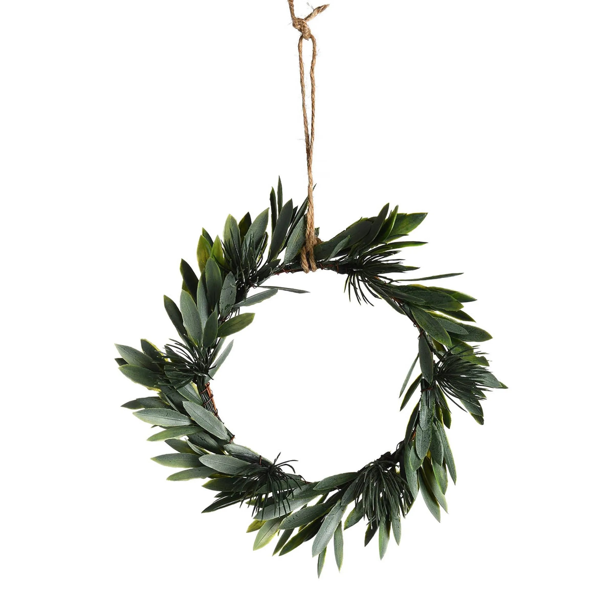Depot Adventskranze & Zubehör^Kunstkranz Olive