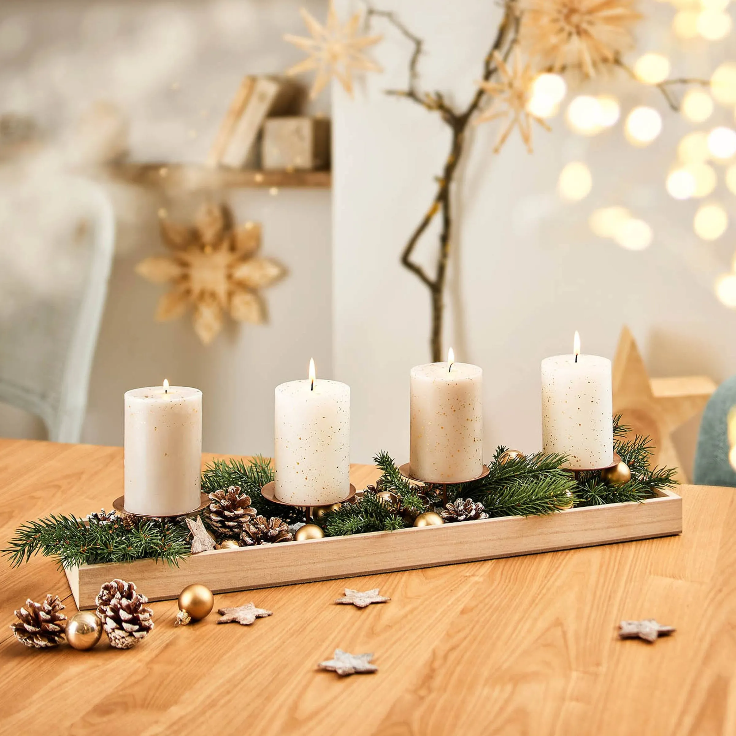 Depot Adventskranz-Deko^Kunst-Tannenpick