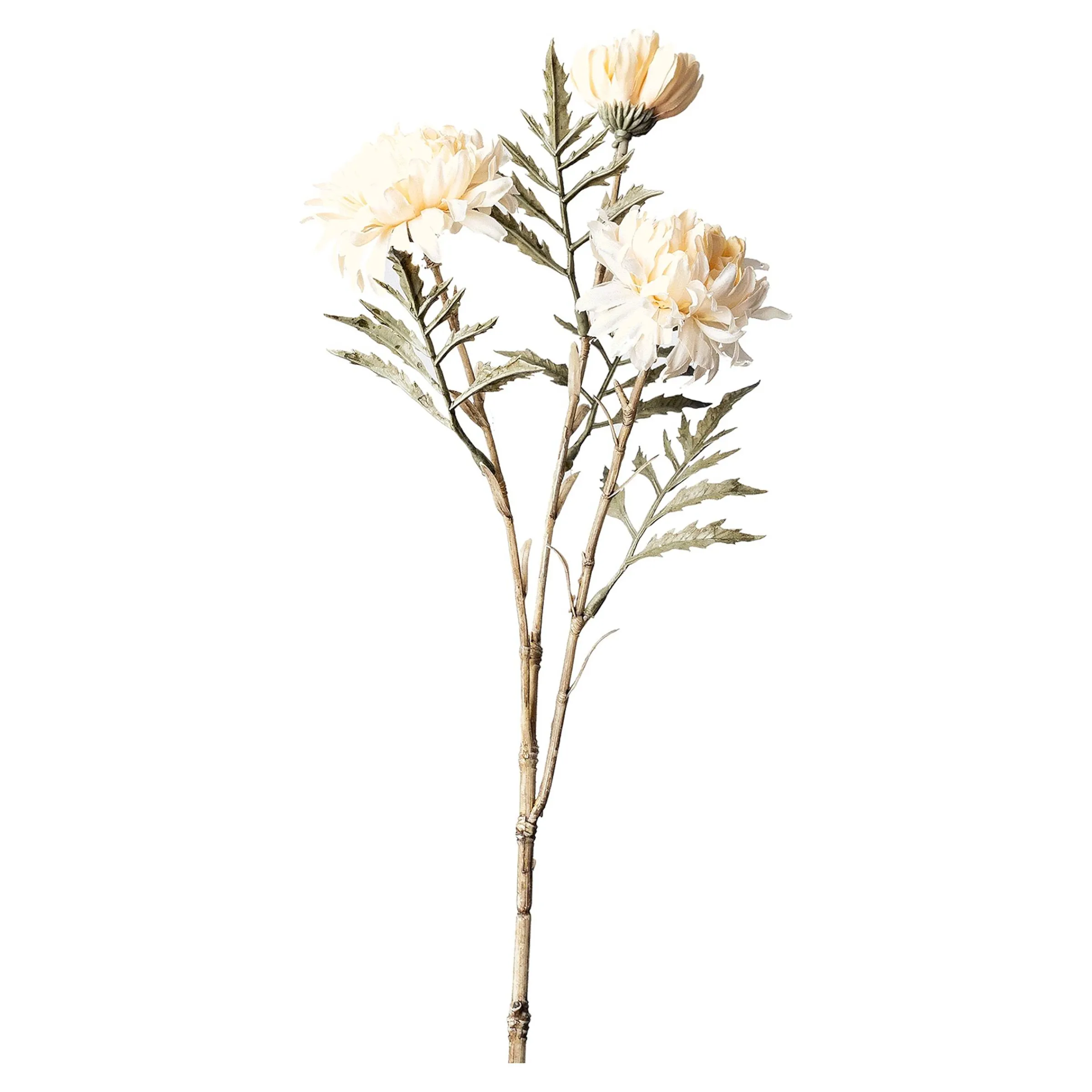 Depot Adventskranz-Deko^Kunstzweig Chrysantheme