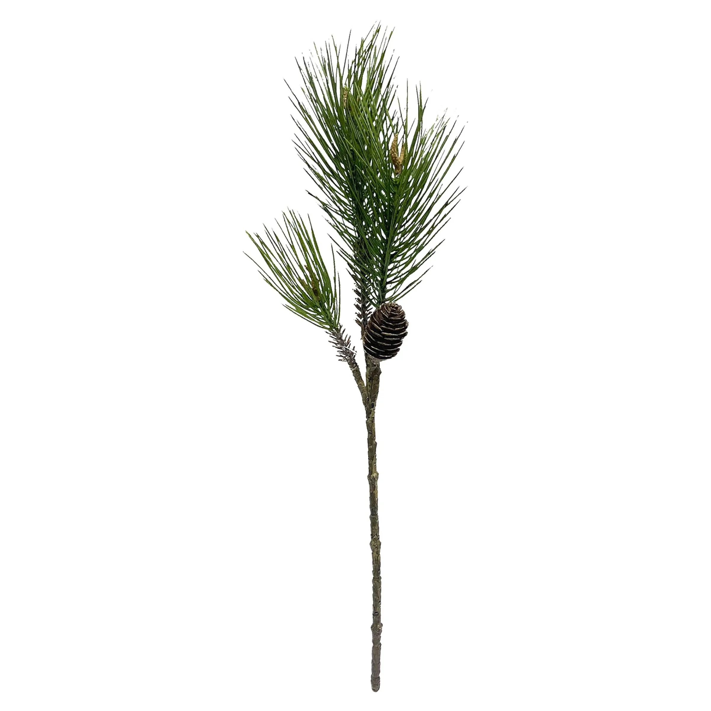 Depot Adventskranz-Deko^Kunst-Zweig Pinie Mit Zapfen