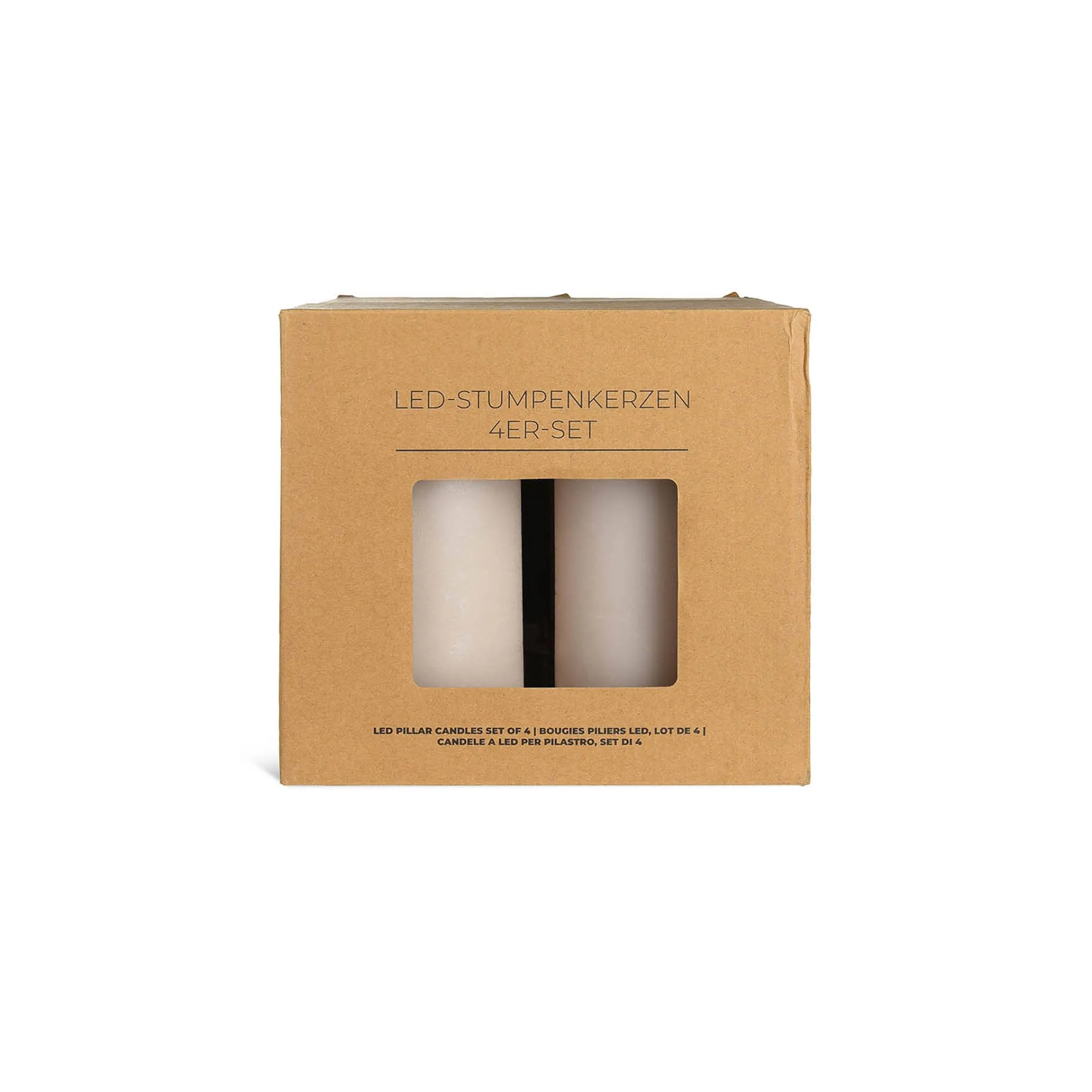 Depot Adventskerzen^Led-Stumpenkerzen-Set