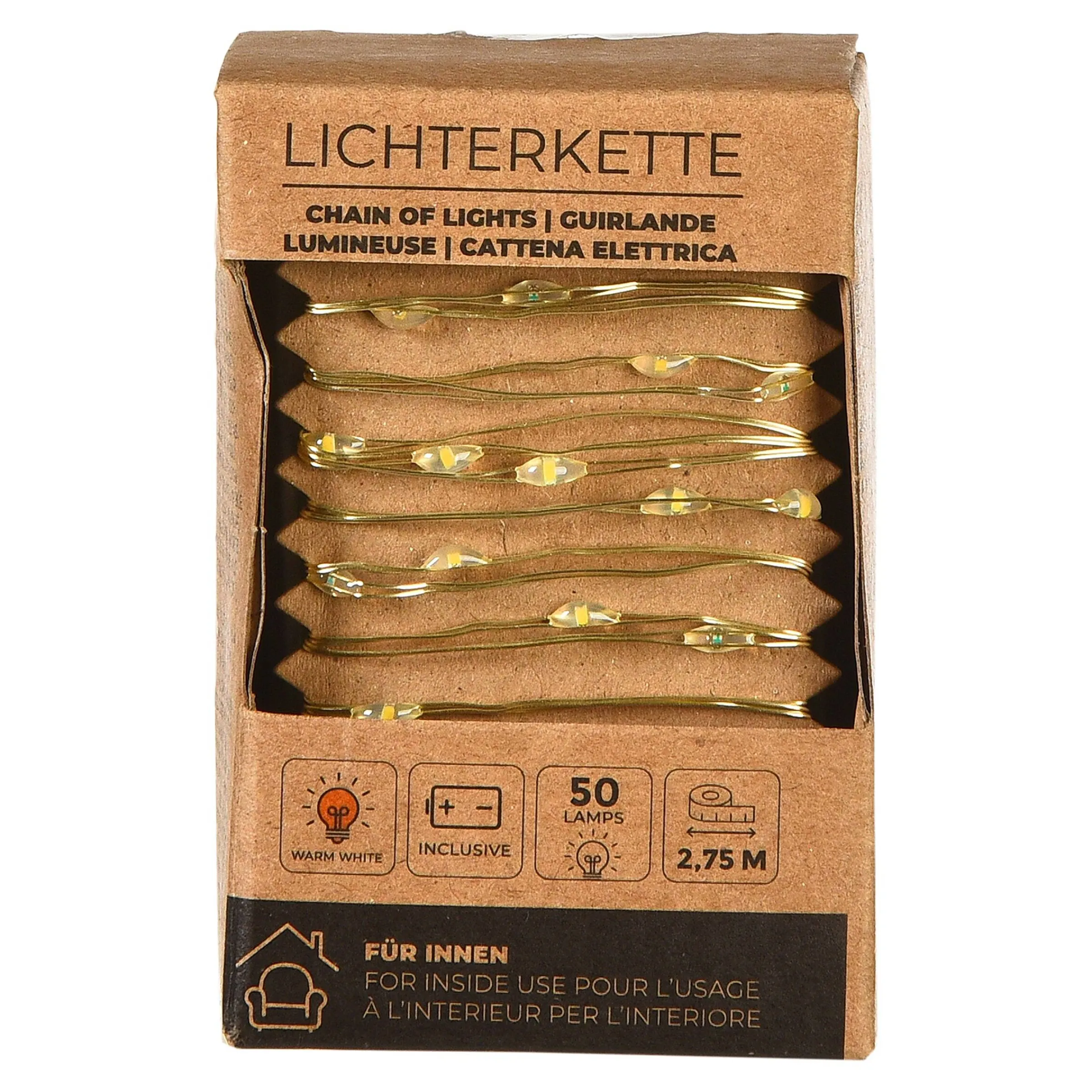 Depot Adventskranz-Deko^Lichterkette Mini