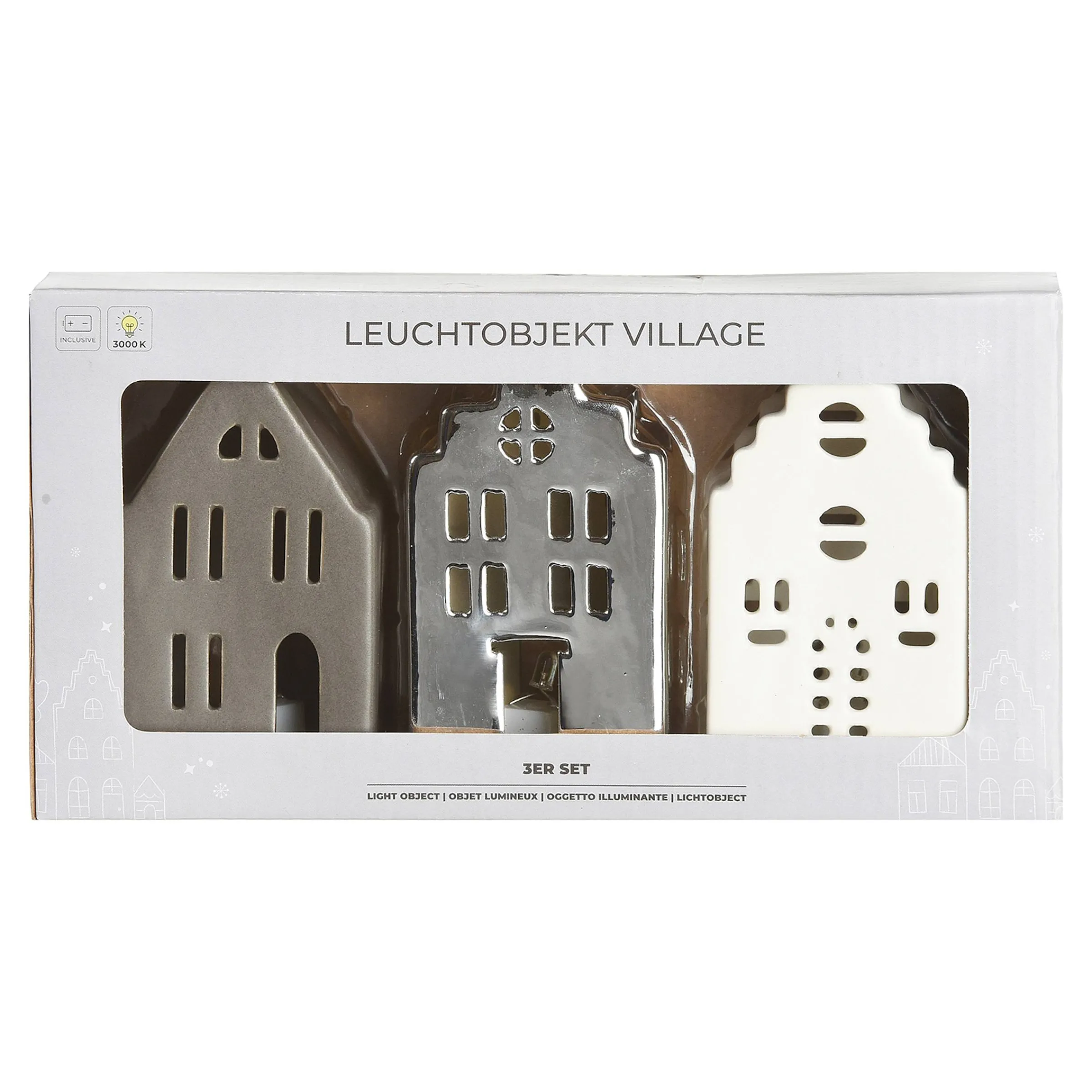 Depot Beleuchtung Für Drinnen^Lichtobjekt-Set Village