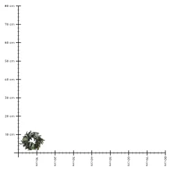 Depot Adventskranze & Zubehör^Mini-Trockenblumenkranz Greenery