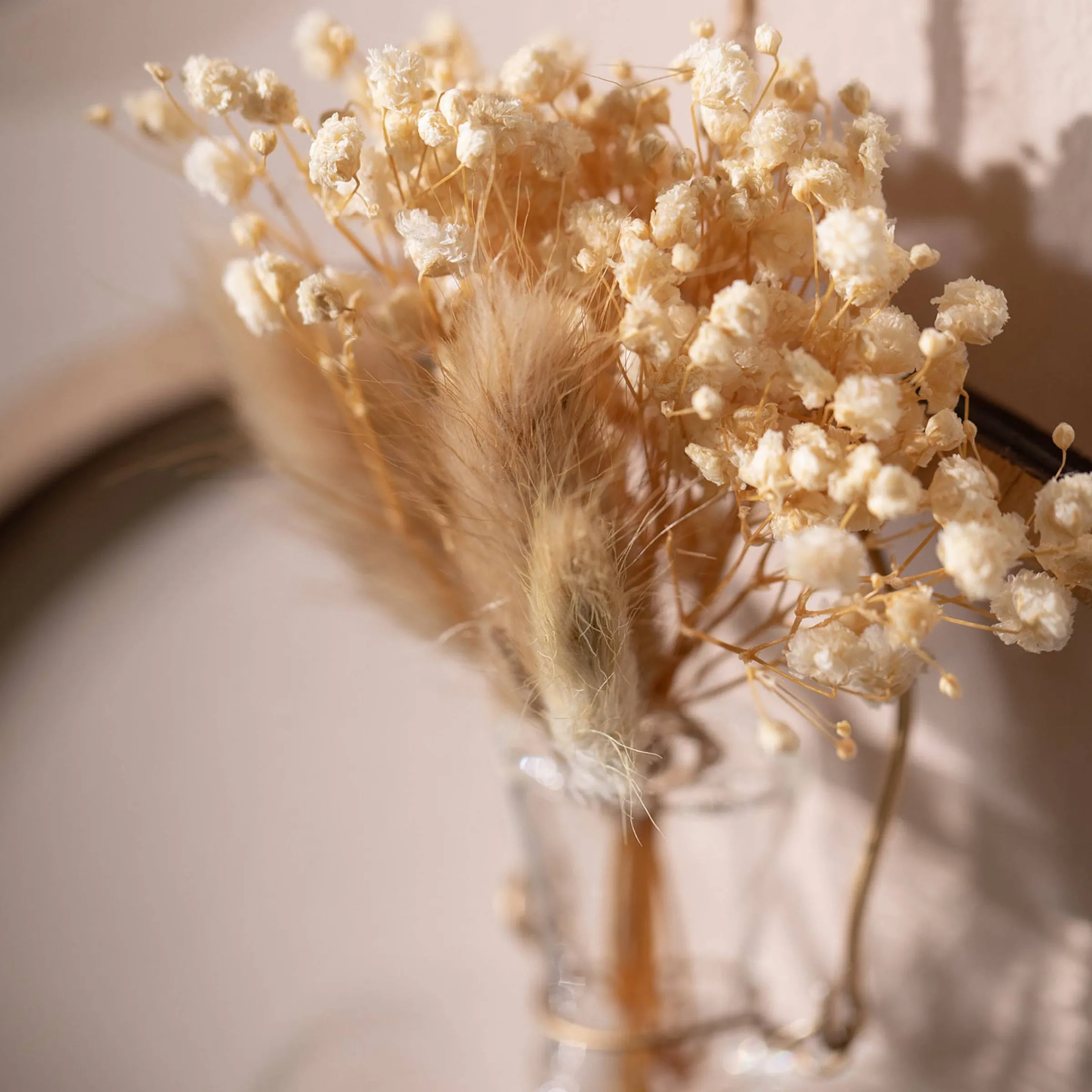 Depot Geschenk-Deko^Mini-Trockenblumenstraus Dried Flowers
