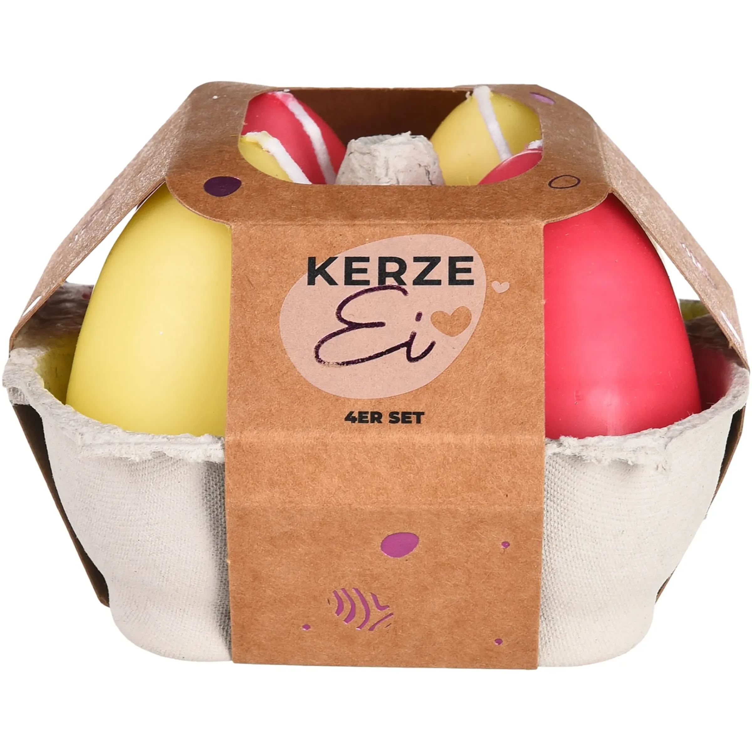 Depot Motivkerzen-Set Ei> Kerzen