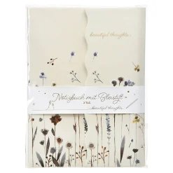 Depot Geschenkideen^Notizbuch Beautiful Thoughts Mit Bleistift