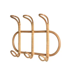 Depot Geschenkideen^Rattan-Wandgarderobe Flora