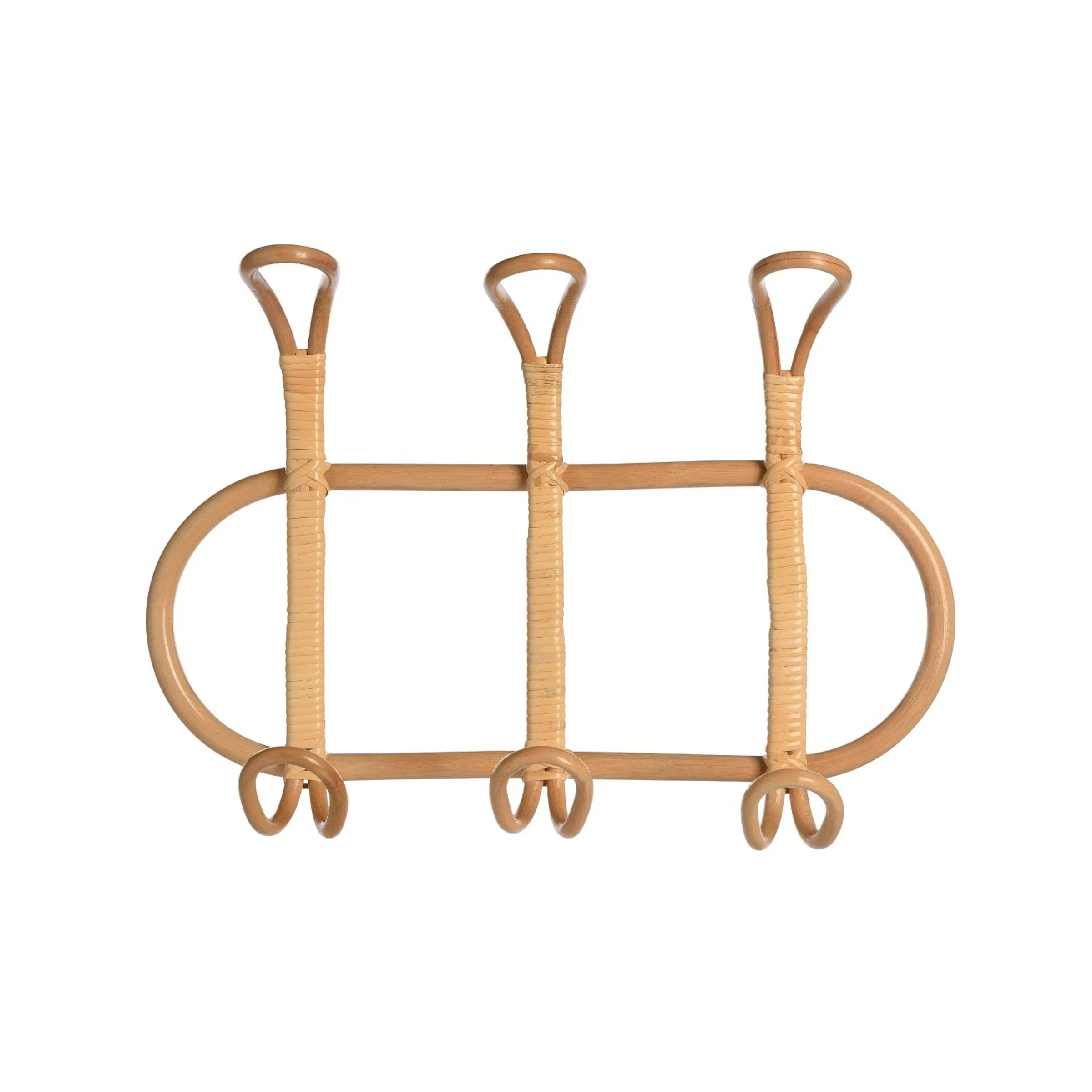 Depot Geschenkideen^Rattan-Wandgarderobe Flora