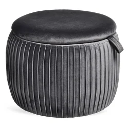 Depot Geschenkideen^Samt-Pouf Agnes Mit Stauraum