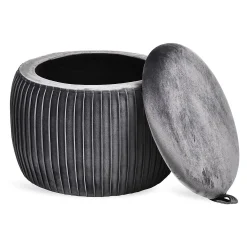 Depot Geschenkideen^Samt-Pouf Agnes Mit Stauraum
