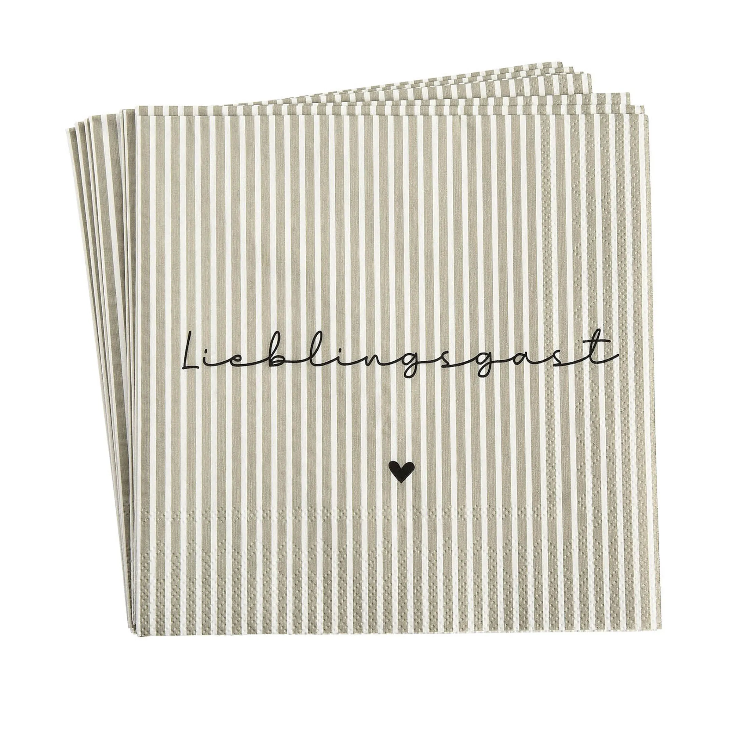 Depot Geschenkideen^Servietten Lieblingsgast