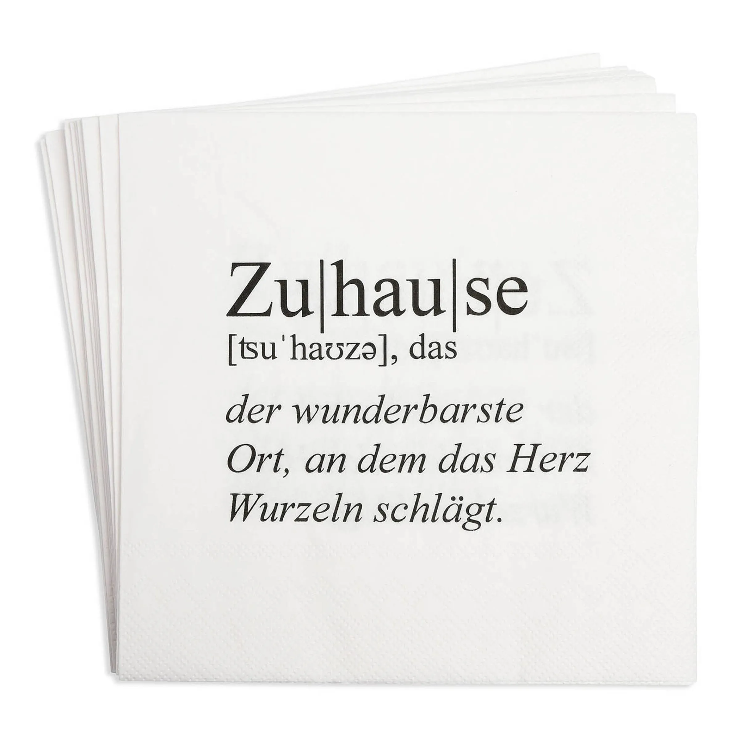 Depot Geschenkideen^Servietten Zuhause