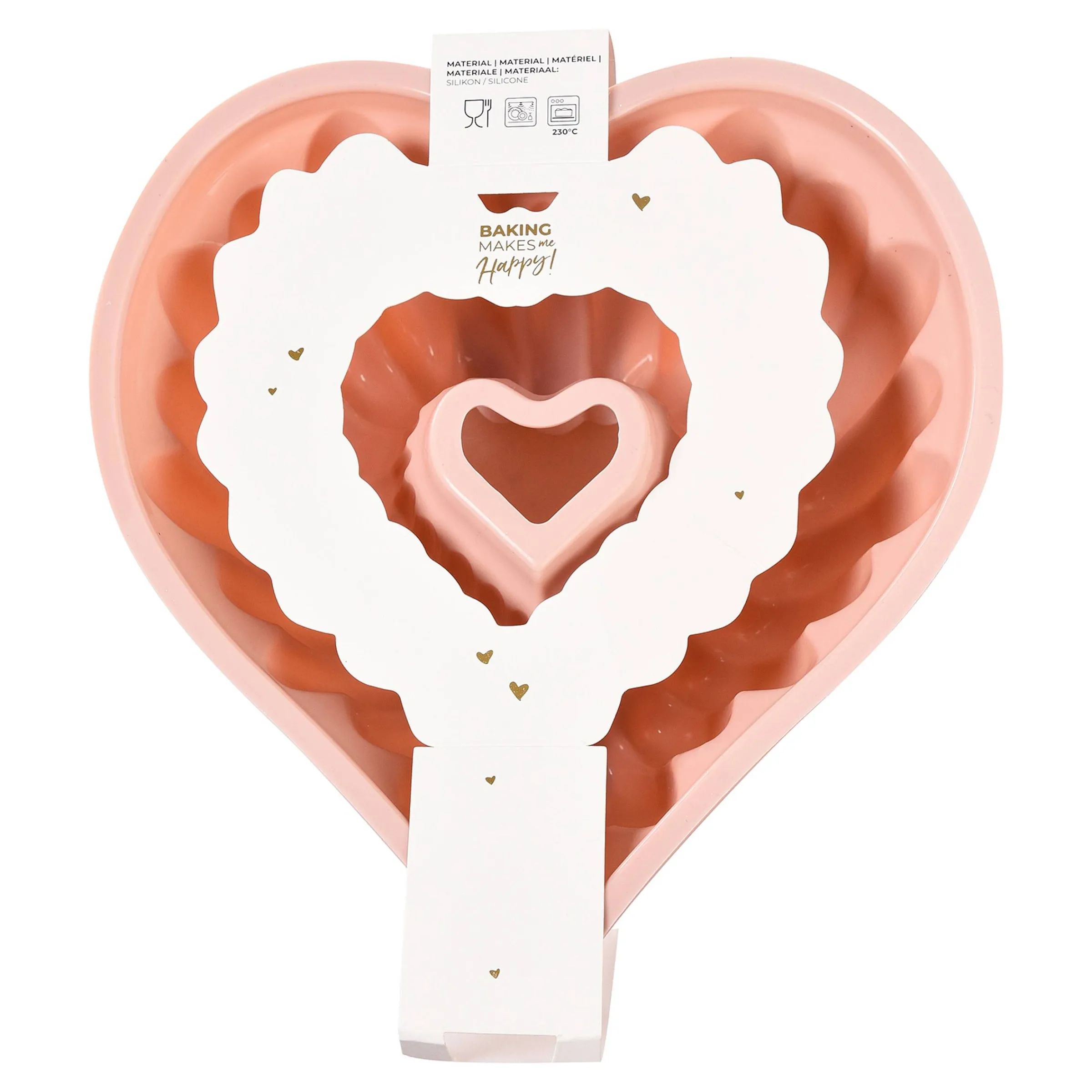 Depot Backutensilien^Silikon-Backform Heart