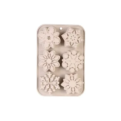 Depot Backutensilien^Silikon-Backform Snowflake Für 6 Muffins