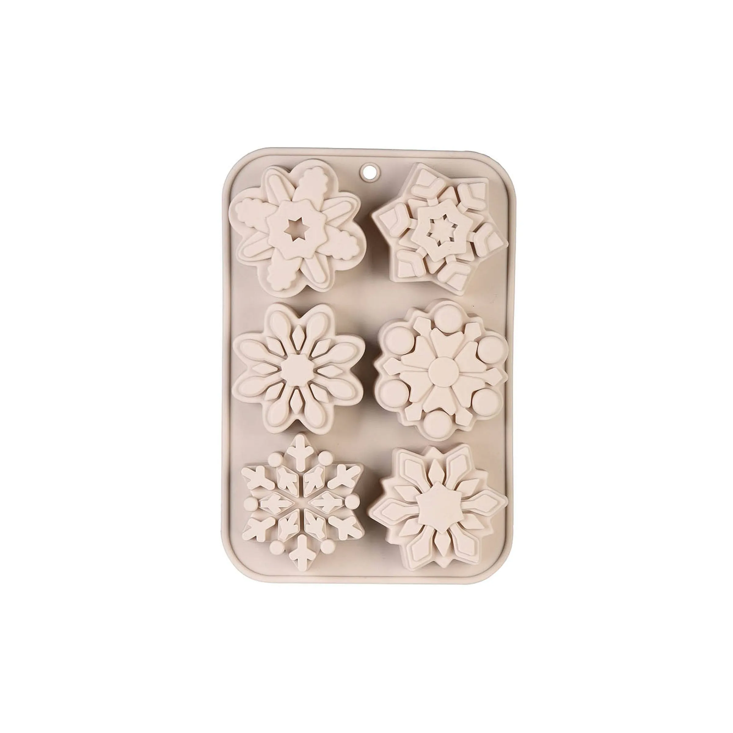 Depot Backutensilien^Silikon-Backform Snowflake Für 6 Muffins