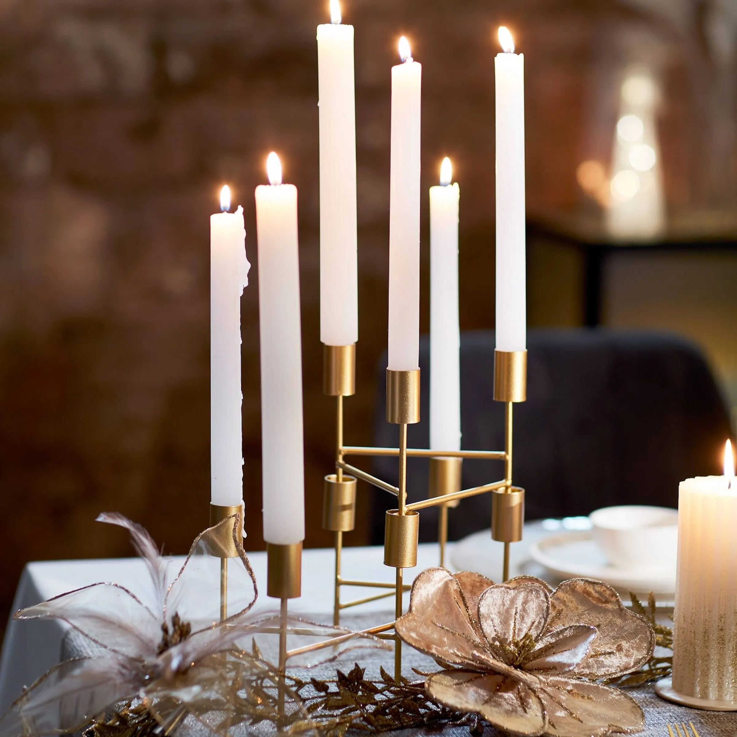 Depot Adventskerzen^Spitzkerzen-Set Advent Mit Kerzen-Stickern