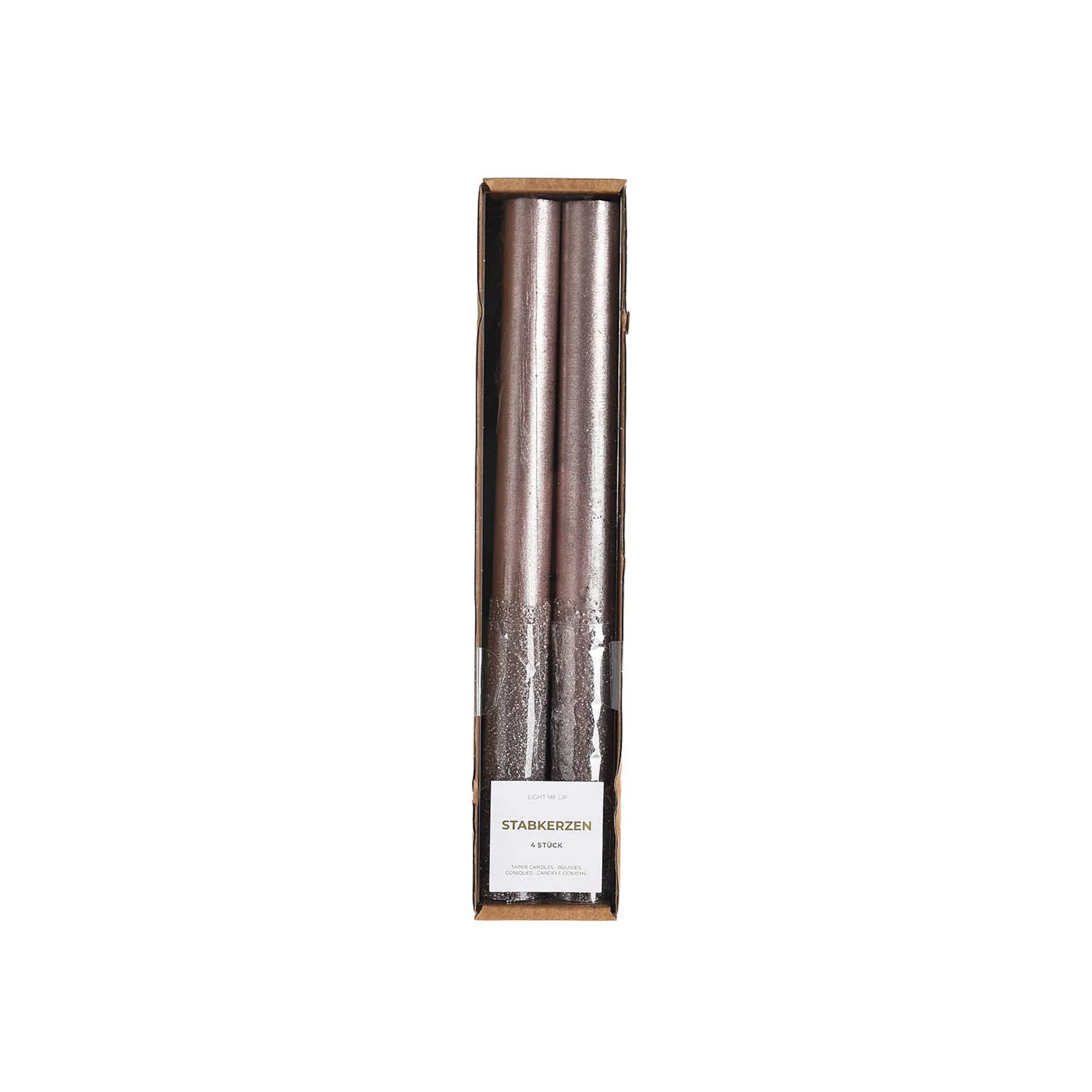 Depot Adventskerzen^Stabkerzen Metallic Granulat