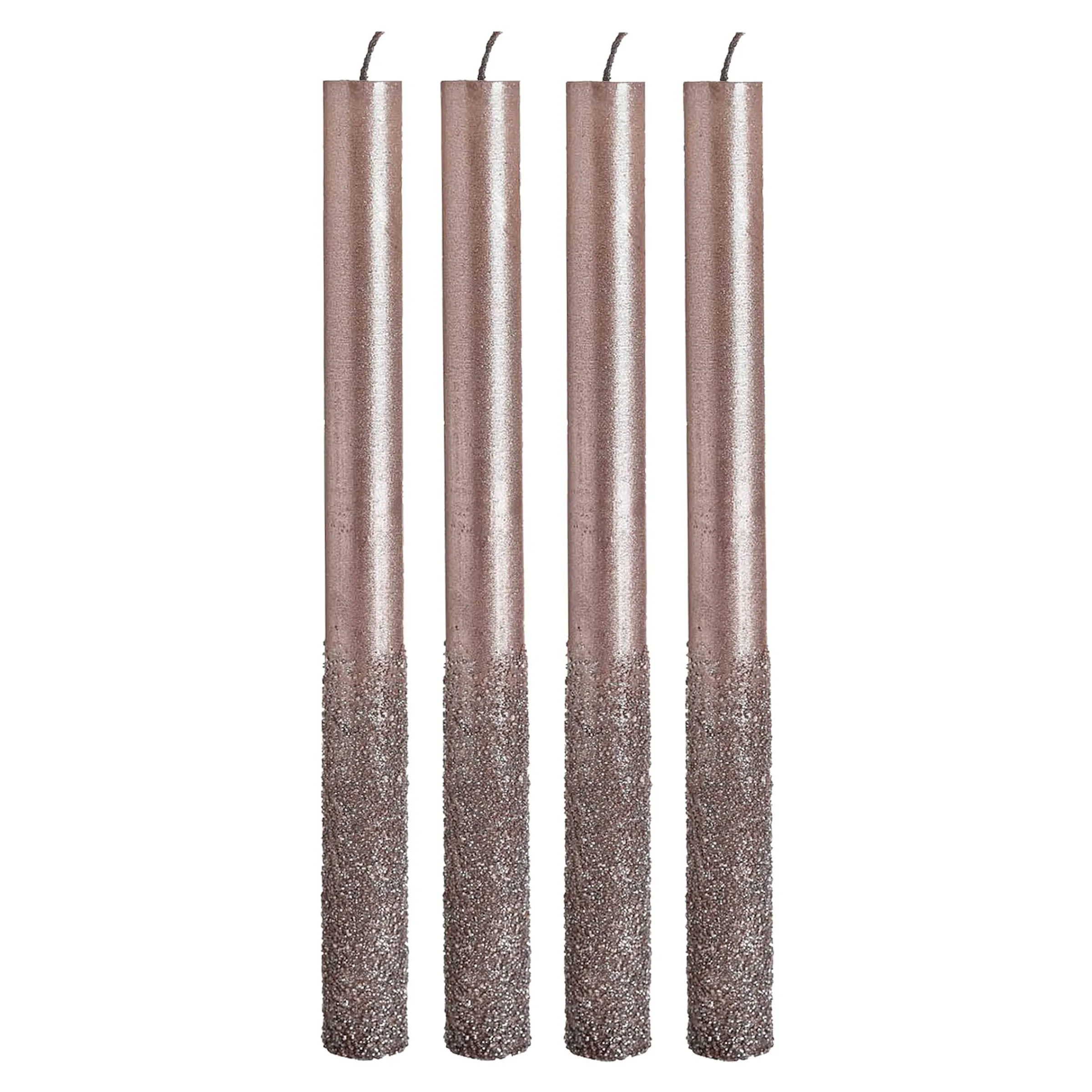 Depot Adventskerzen^Stabkerzen Metallic Granulat
