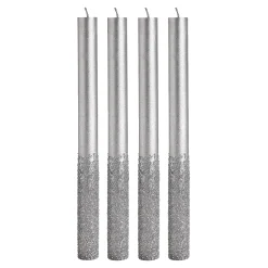 Depot Adventskerzen^Stabkerzen Metallic Granulat