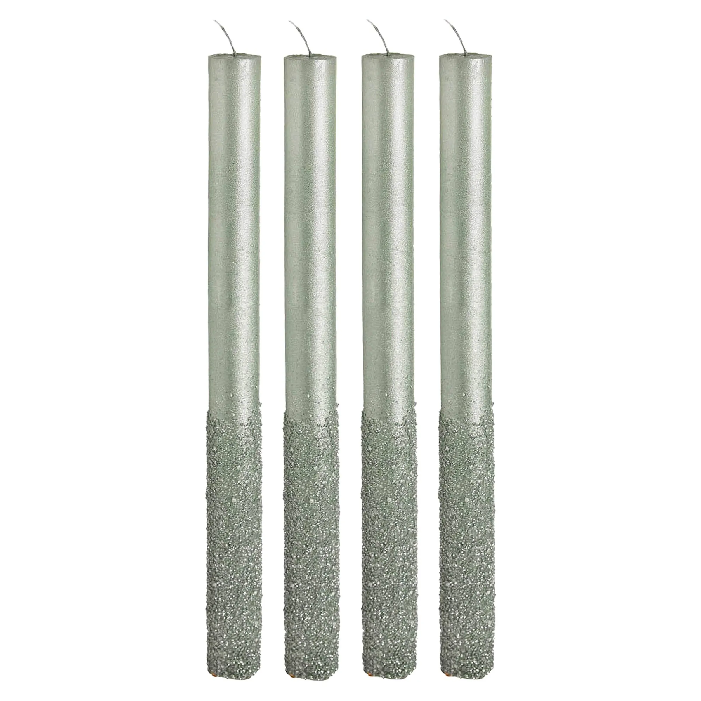 Depot Adventskerzen^Stabkerzen Metallic Granulat
