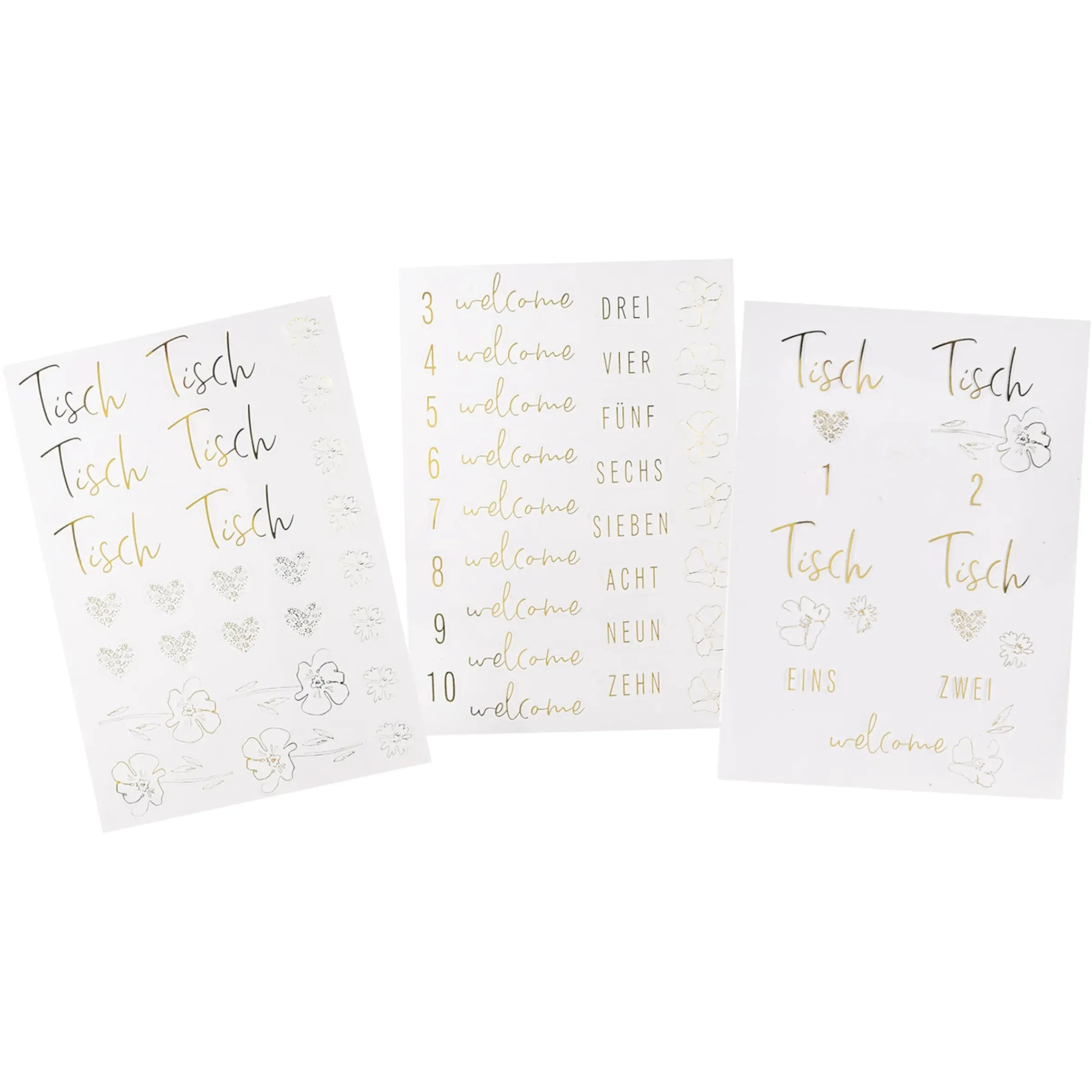 Depot Stickerbogen-Set Wedding> Geschenkanhänger & Sticker