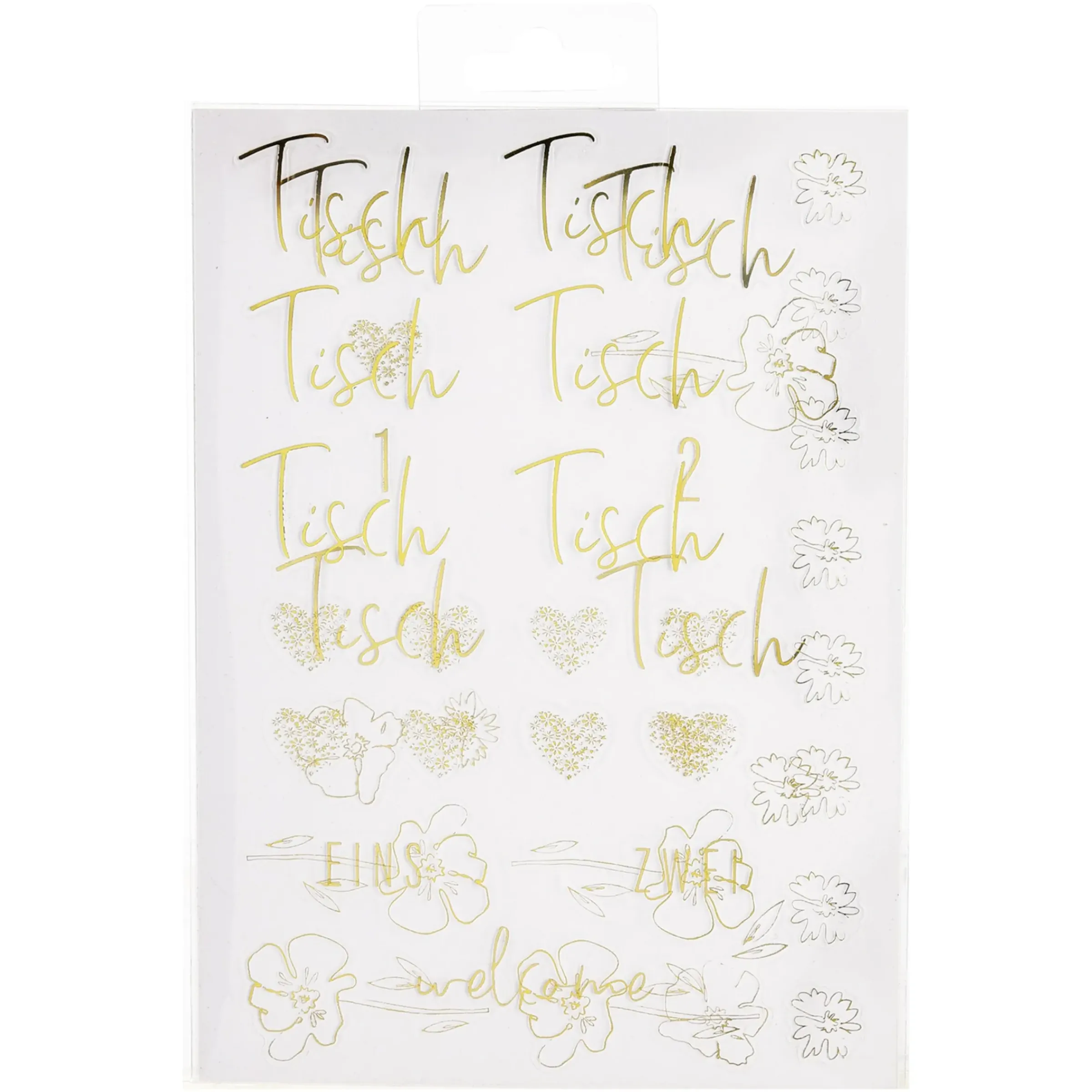 Depot Stickerbogen-Set Wedding> Geschenkanhänger & Sticker