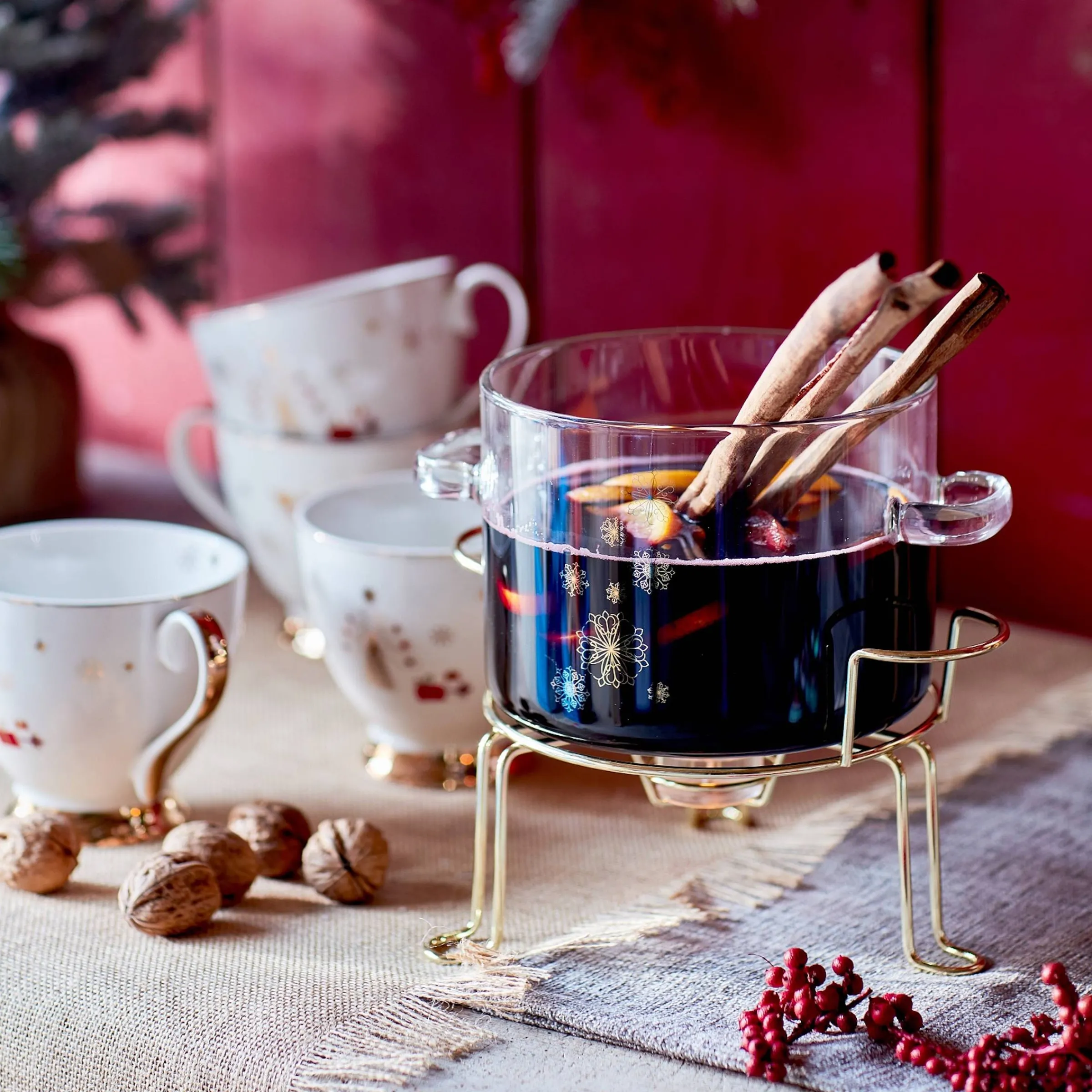 Depot Adventskranz-Deko^Streuartikel Minibeere
