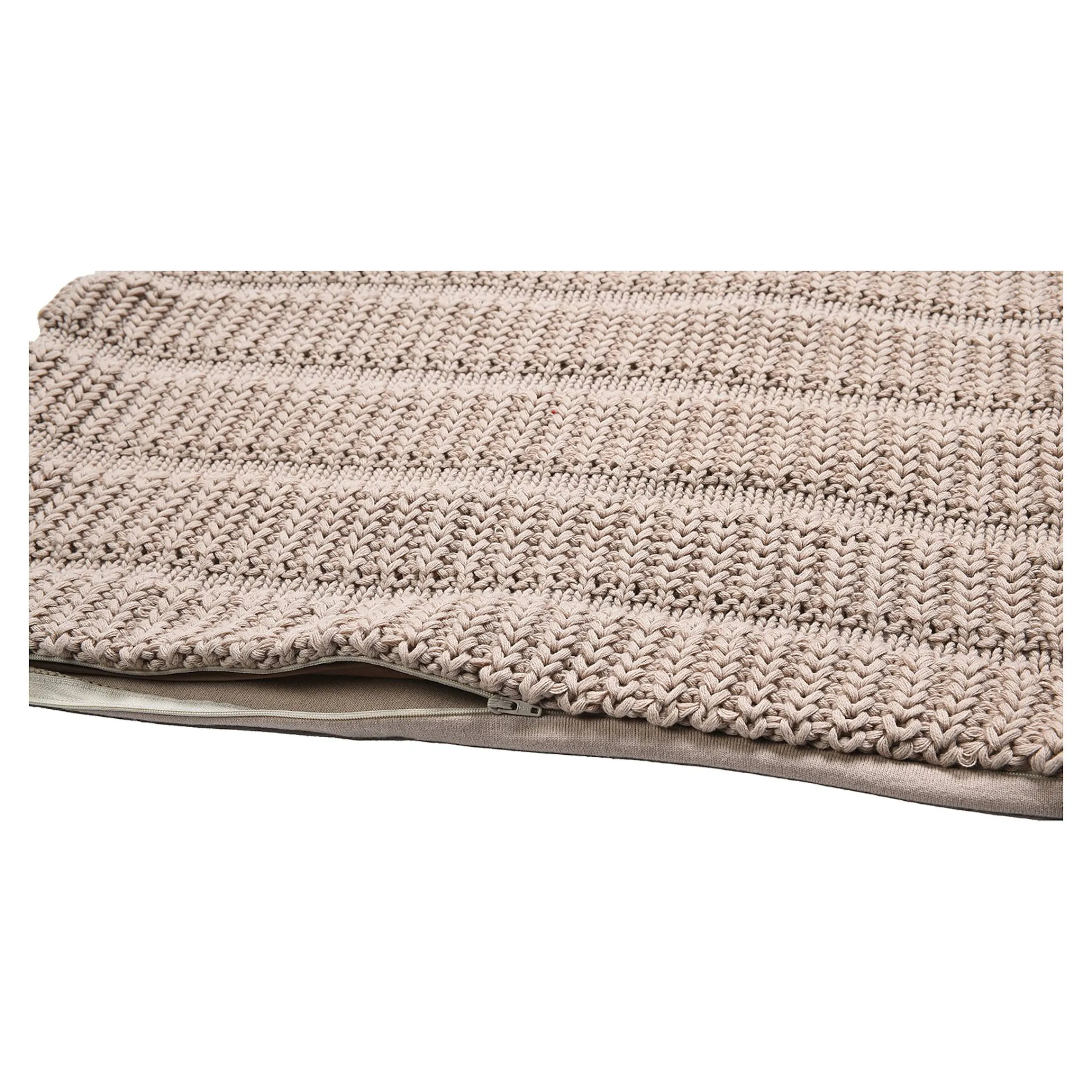 Depot Kissen^Strick-Kissenhulle Stripe