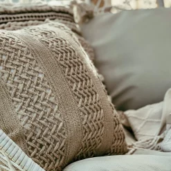 Depot Kissen^Strick-Kissenhulle Stripe