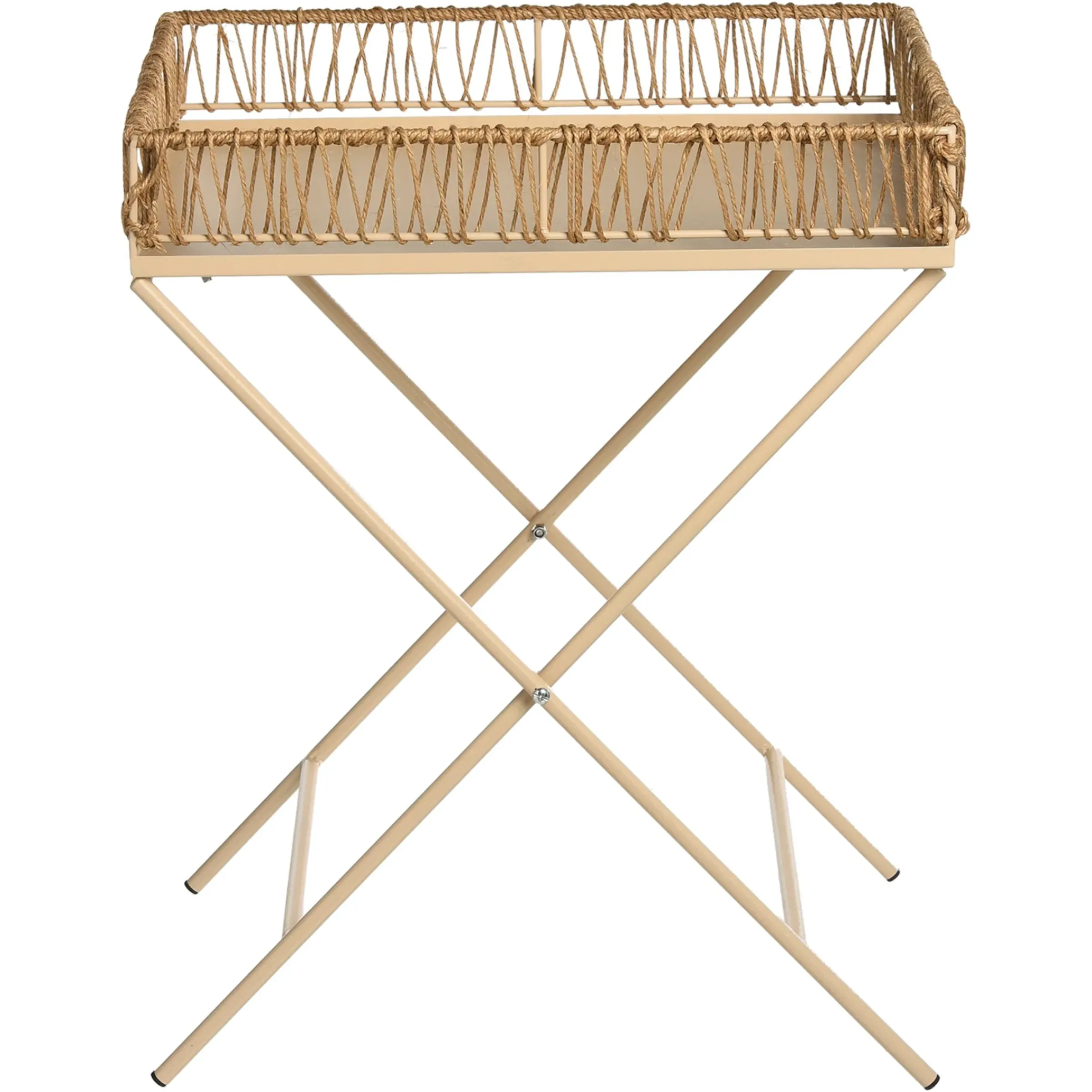 Depot Tablett-Beistelltisch Raffia> Beistelltische & Couchtische