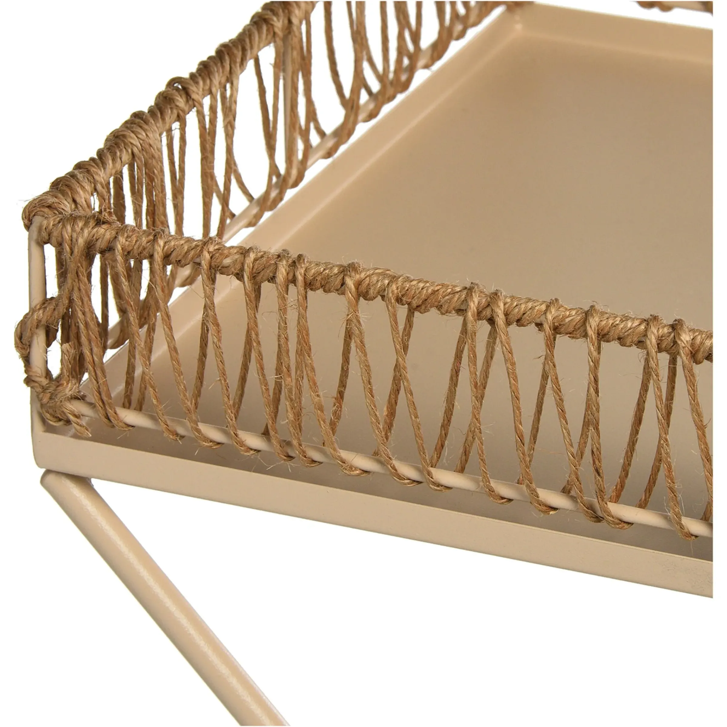 Depot Tablett-Beistelltisch Raffia> Beistelltische & Couchtische