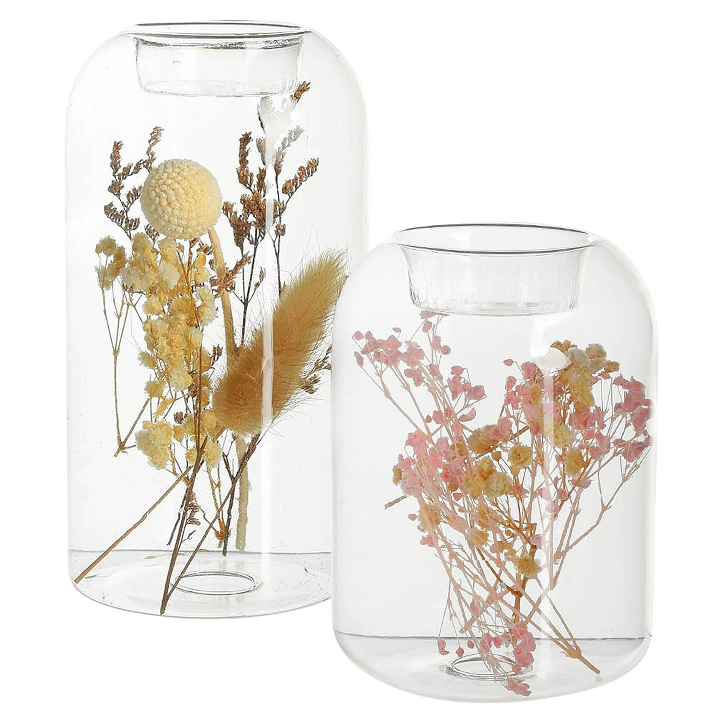 Depot Laternen & Kerzenhalter^Teelichthalter-Set Dryflower