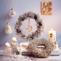 Depot Laternen & Kerzenhalter^Teelichthalter-Set Dryflower