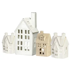 Depot Deko-Figuren & Objekte^Teelichthalter-Set Haus