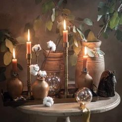 Depot Adventskranz-Deko^Trockenblumenzweig Baumwolle