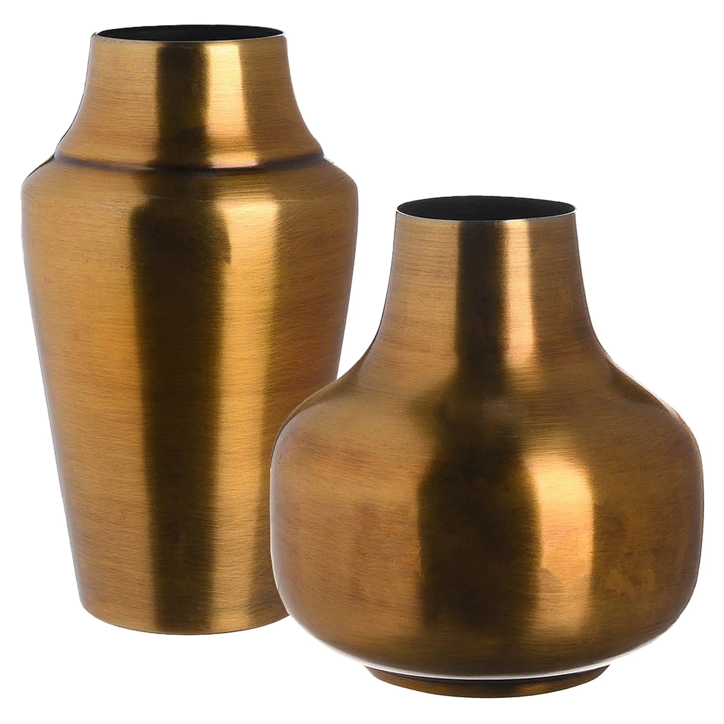 Depot Geschenkideen^Vasen-Set Metallic