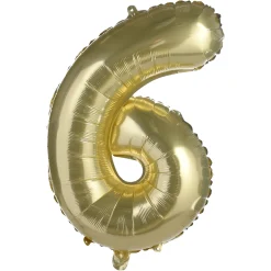 Depot Xl-Folienballon Nummer 6> Luftballons