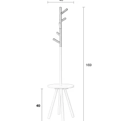 Depot Geschenkideen^Zuiver Standgarderobe Rack