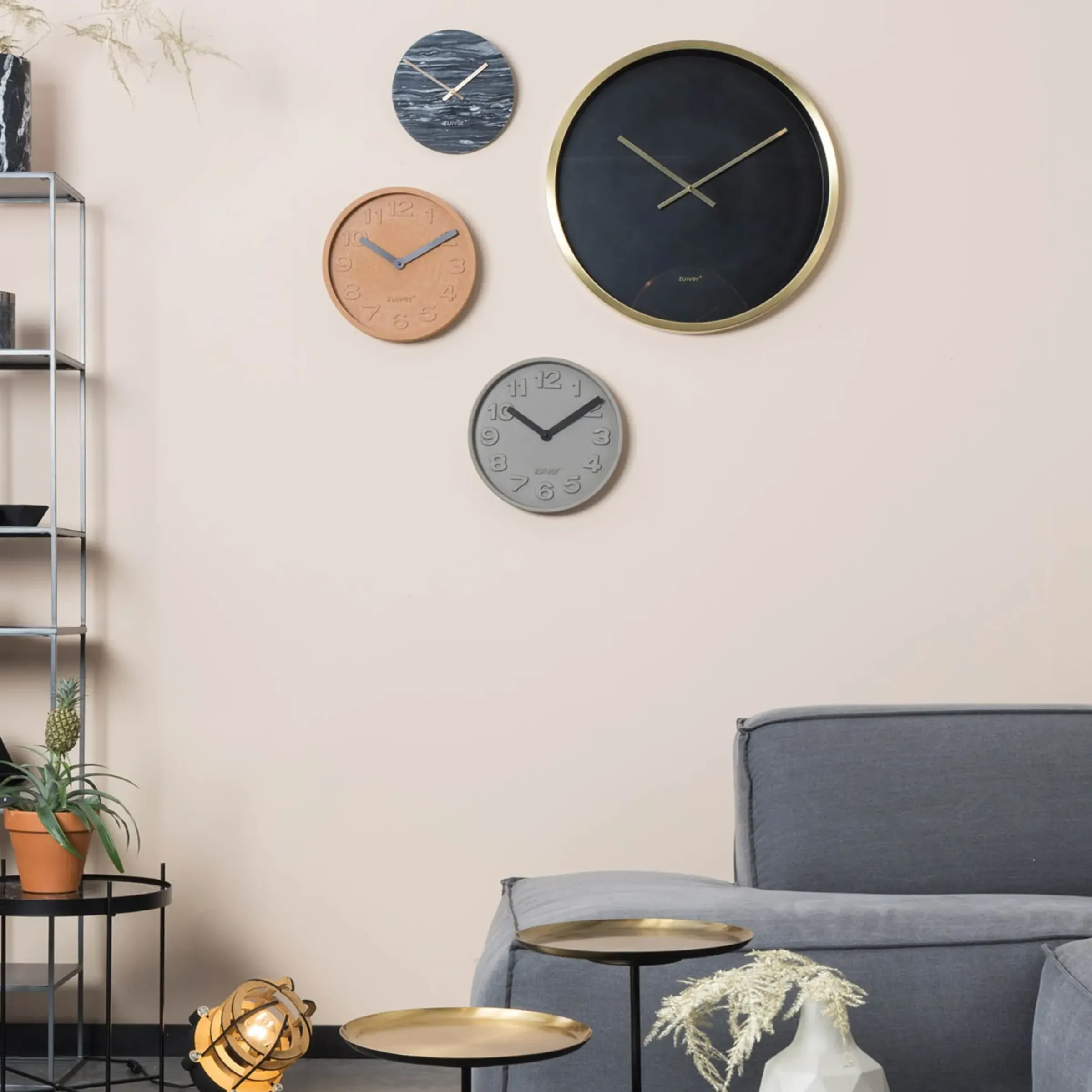 Depot Zuiver Wanduhr Bandit> Wanddeko