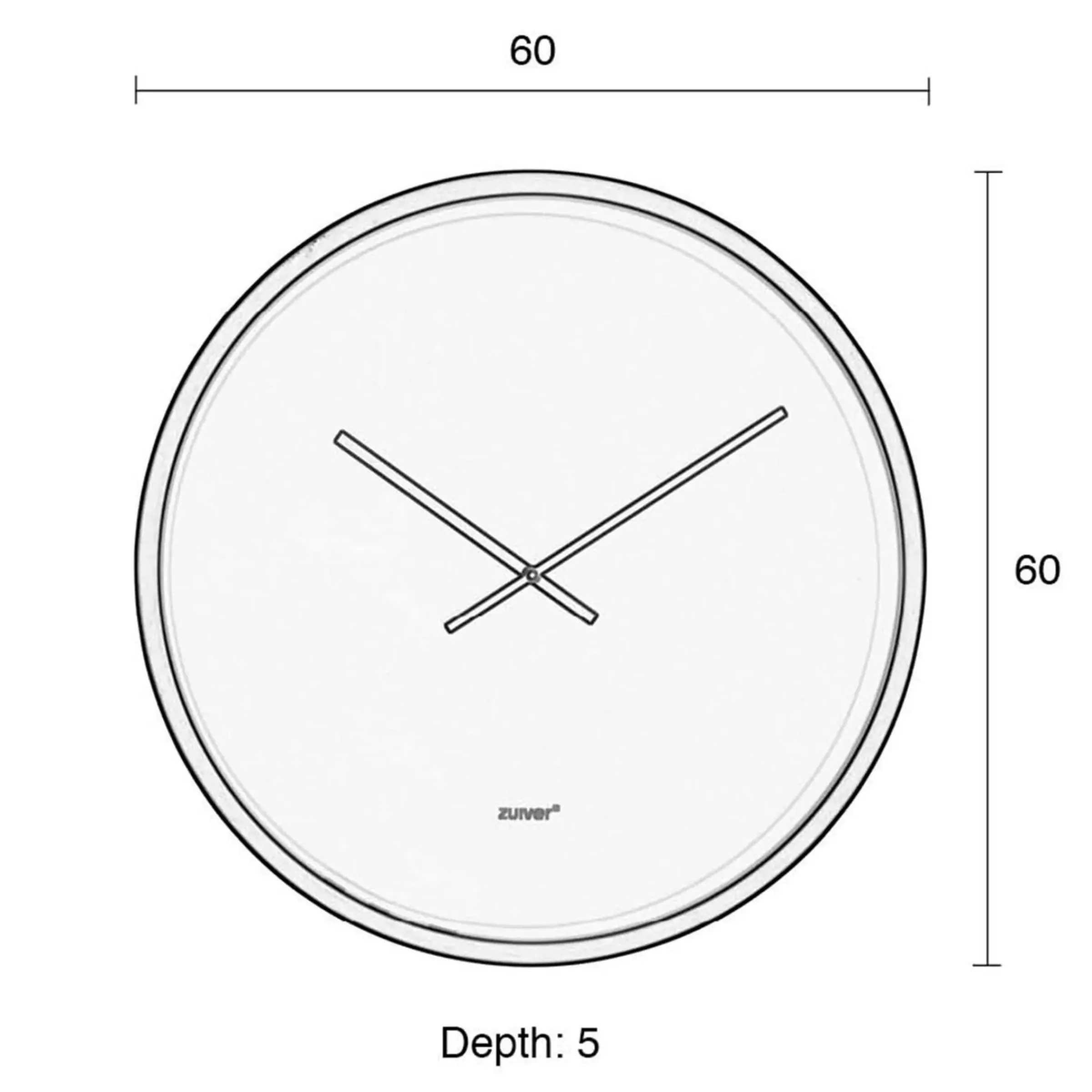 Depot Zuiver Wanduhr Bandit> Wanddeko