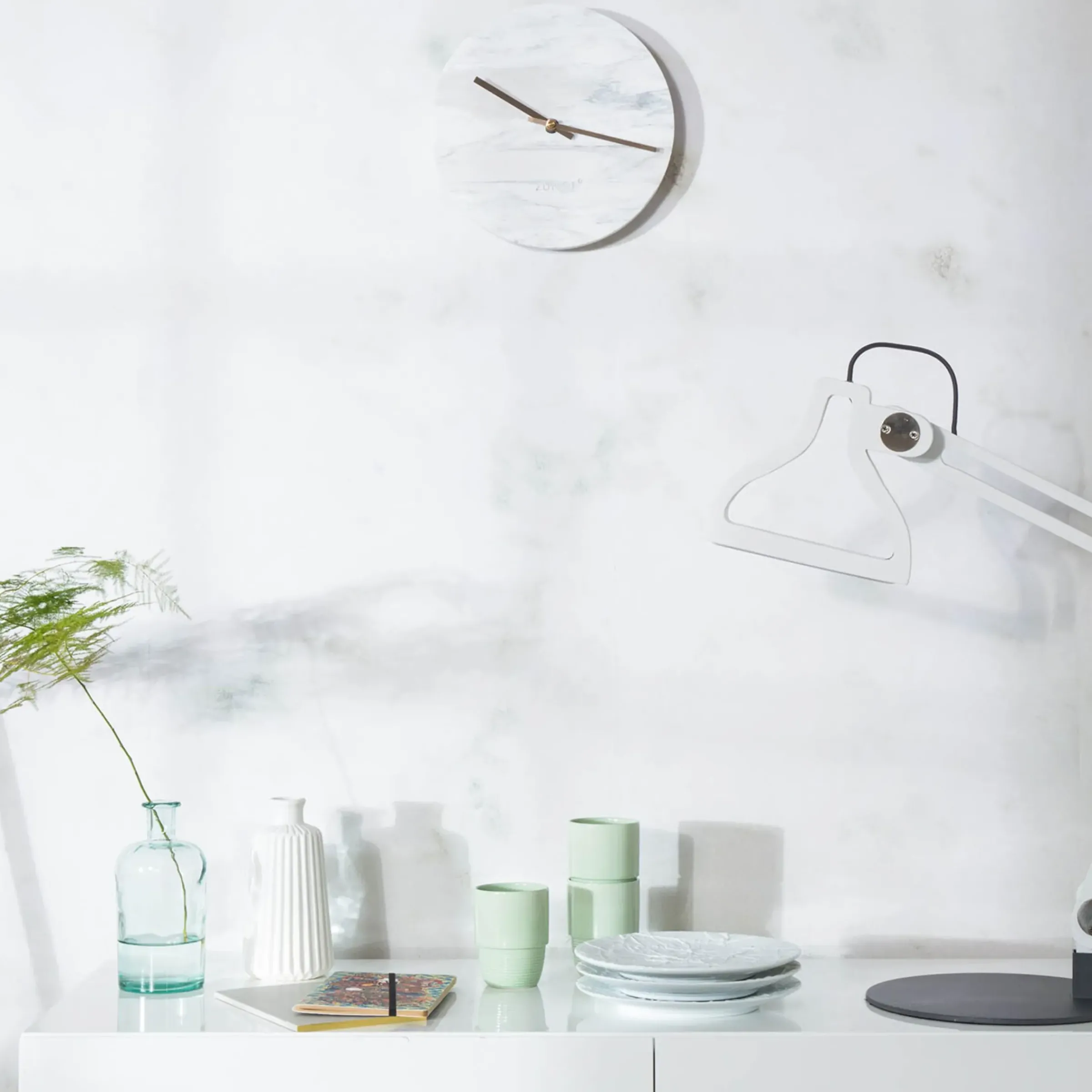 Depot Zuiver Wanduhr Marble> Wanddeko